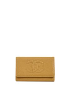 CHANEL Pre-Owned porte-clés à logo CC (2005) - Tons neutres