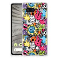 Google Pixel 7A | Sillicone Back Cover | Punk Rock