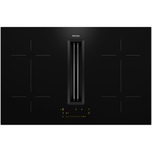 Miele KMDA 7473 FL-U Inductie kookplaat met afzuiging Zwart
