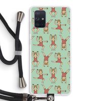 Gymboys: Samsung Galaxy A71 Transparant Hoesje met koord