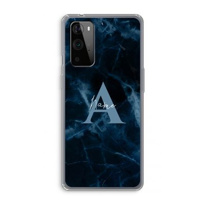 Midnight Marble: OnePlus 9 Pro Transparant Hoesje