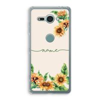Zonnebloemen: Sony Xperia XZ2 Compact Transparant Hoesje
