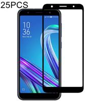 25 stuks 9D volledige lijm volledig scherm gehard glas film voor ASUS Zenfone Max (M1) ZB555KL