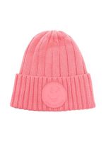 Save The Duck Kids bonnet Doyle en maille nervurée - Rose