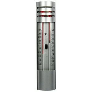 Thermometer min/max voor in kas - metaal - 32 cm