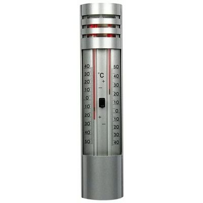 Thermometer min/max voor in kas - metaal - 32 cm