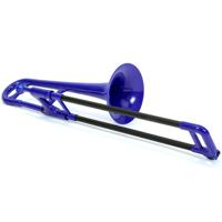 Jiggs pBone Mini Blue Eb-trombone met hoes - thumbnail
