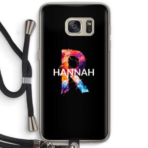 Abstract Spectrum: Samsung Galaxy S7 Transparant Hoesje met koord