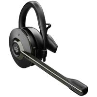 Jabra Engage 55 On Ear headset Telefoon DECT Mono Zwart Volumeregeling, Microfoon uitschakelbaar (mute), Mono, Oorbeugel