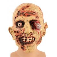 Zombie masker met bloedend oog   -