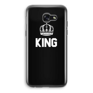 King zwart: Samsung Galaxy A5 (2017) Transparant Hoesje