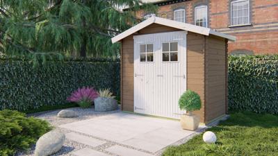 Blokhut - Tuinhuis Malva | 19 mm | vuren groen geïmpregneerd