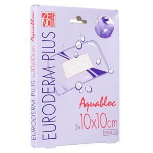 Euroderm Plus 10x10cm 5 Pleister Steriel Wtp