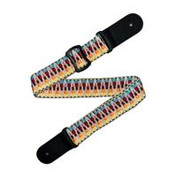 CLXmusic CWUS2-12 Geweven Ukulele Band Blauw/Rood/Bruin/Oranje/Geel (Motief 12)