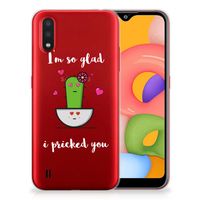 Samsung Galaxy A01 Telefoonhoesje met Naam Cactus Glad