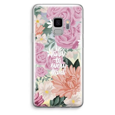 Kindness matters: Samsung Galaxy S9 Transparant Hoesje