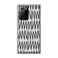 Marrakech Zigzag: Samsung Galaxy Note 20 Ultra / Note 20 Ultra 5G Transparant Hoesje