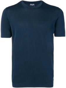 Drumohr t-shirt en maille - Bleu