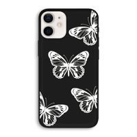 White butterfly: iPhone 12 Biologisch afbreekbaar hoesje