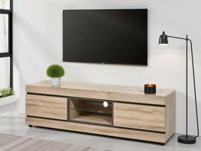 TV-meubel MARNOIX 2 laden franse eik