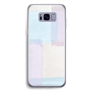 Square pastel: Samsung Galaxy S8 Plus Transparant Hoesje