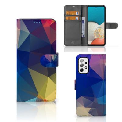 Samsung Galaxy A73 5G | Book Case | Polygon Dark