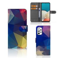 Samsung Galaxy A73 5G | Book Case | Polygon Dark