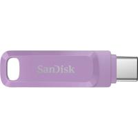 SanDisk Ultra Dual Drive USB-stick Retail 128 GB Lavendel SDDDC3-128G-G46L USB-A 3.2 Gen 1, USB-C 3.2 Gen 1