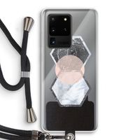 Creatieve toets: Samsung Galaxy S20 Ultra Transparant Hoesje met koord