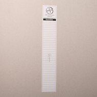 Logsheet watervast 3 x 28cm, 1 vel