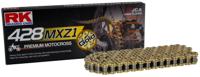 RK Chain 428 mxz1 136 c gold/gold open