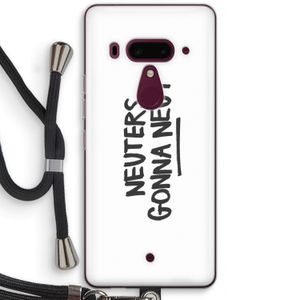 Neuters: HTC U12+ Transparant Hoesje met koord