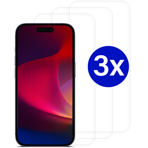 Triple Pack - Screenprotector geschikt voor iPhone XS - Tempered Glass - Beschermglas - Glas - 3x Screenprotector - Transparant