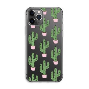Cactus Lover: iPhone 11 Pro Max Transparant Hoesje