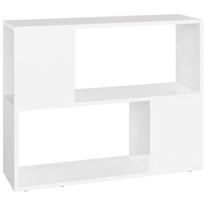 vidaXL Tv-meubel 80x24x63 cm spaanplaat wit