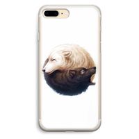 Yin Yang Wolves: iPhone 7 Plus Transparant Hoesje Yin Yang Wolves: iPhone 7 Plus Transparant Hoesje