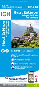 Wandelkaart - Topografische kaart 3542OT Castellane | IGN - Institut G