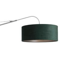 Steinhauer Wandlamp Elegant Classy 50cm RVS met groen velourse kap 8130ST