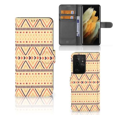 Samsung Galaxy S21 Ultra | Telefoon Hoesje | Aztec Yellow