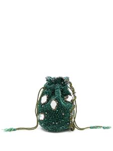 Nannacay sac seau Mimi à sequins - Vert