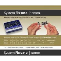 Prijscassette Fix 1010 zwartwit