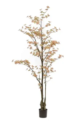 Kunstplant Boom Tropaeolum Perzik Groen - 210cm