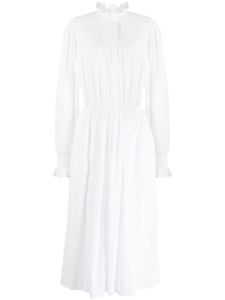 MARANT ÉTOILE robe Imany à détails de volants - Blanc