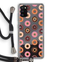 Donuts: Samsung Galaxy A41 Transparant Hoesje met koord