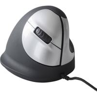 R-GO Tools RGOHE Ergonomische muis USB Optisch Zwart, Zilver 4 Toetsen 3500 dpi Ergonomisch