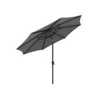 Parasol met slinger zonder standaard, Grijs / 3,3 m