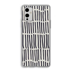 Moroccan stripes: OnePlus 9 Transparant Hoesje