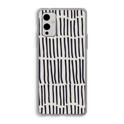 Moroccan stripes: OnePlus 9 Transparant Hoesje