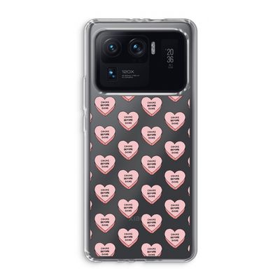 Chicks before dicks: Xiaomi Mi 11 Ultra Transparant Hoesje