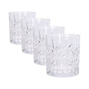 Set van 4x stuks whisky drinkglazen 230 ml